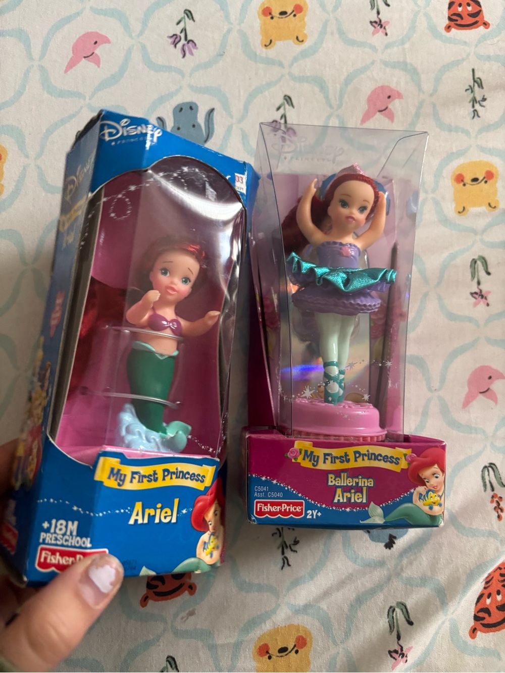 Fisher-Price My First Princess Ariel Dolls – Pink, Teal & Purple